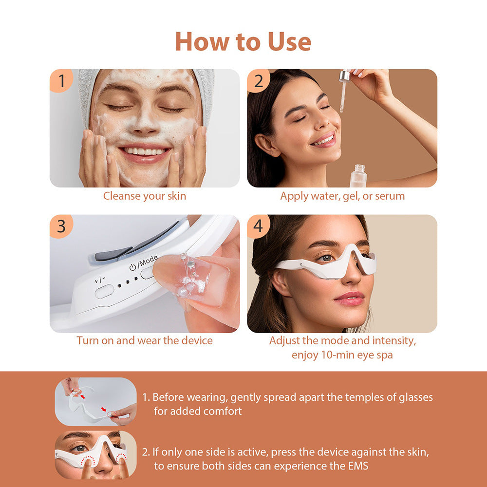 Micro Eye Massager & Red Light Therapy