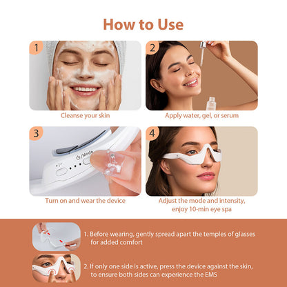 Micro Eye Massager & Red Light Therapy