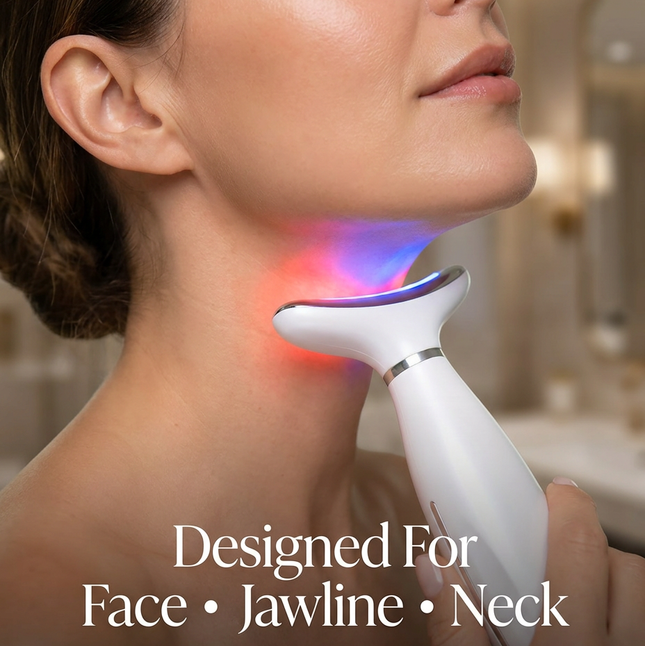 DermaLift Pro used on neck and jawline